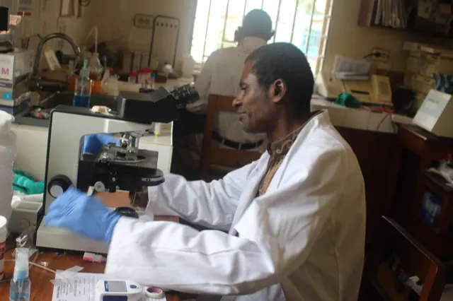 Wetenschappers in een laboratorium