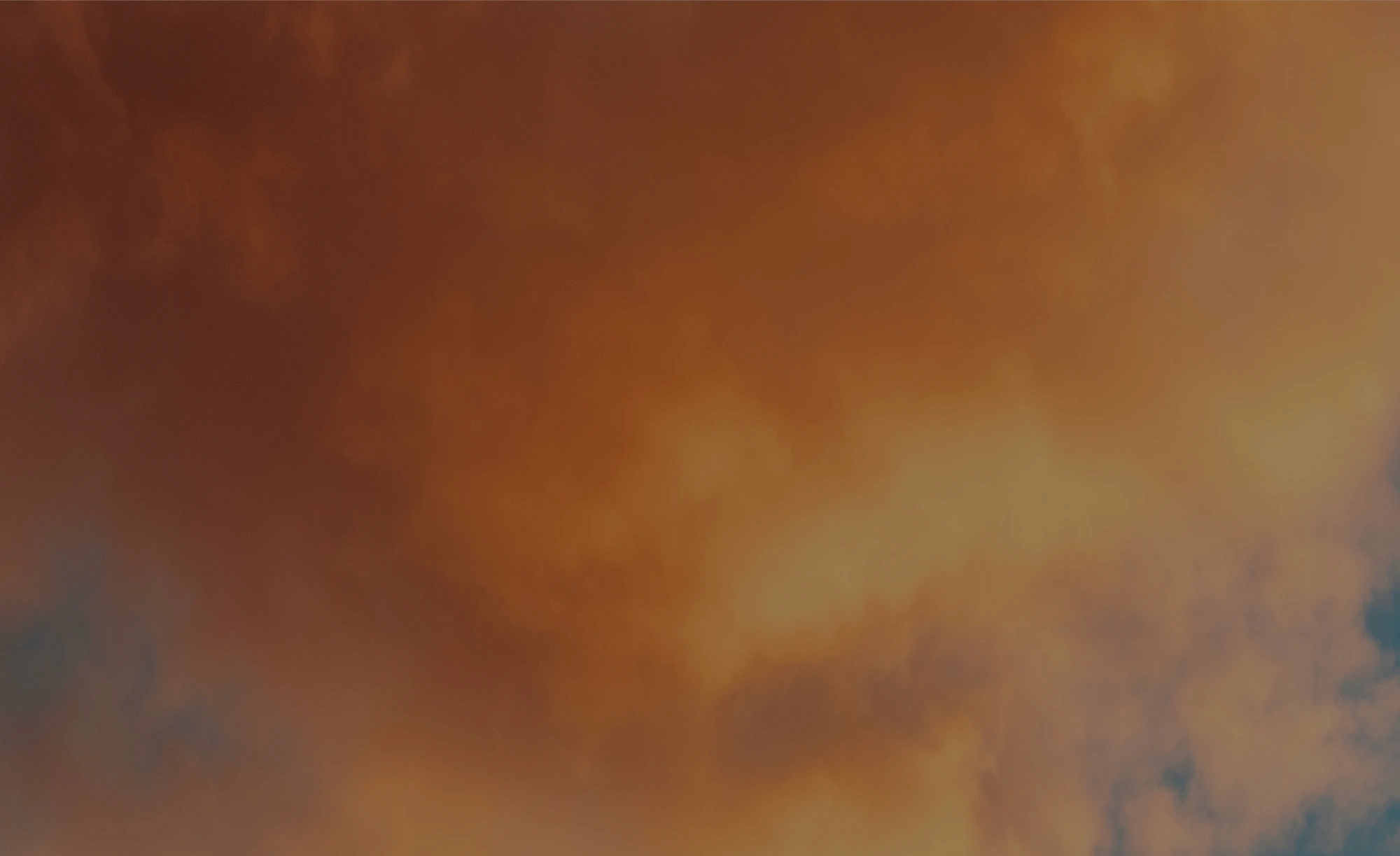 A view of clouds from above