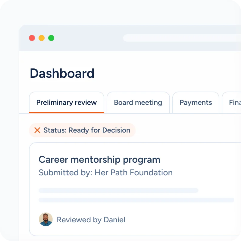 Illustration of a dashboard with information